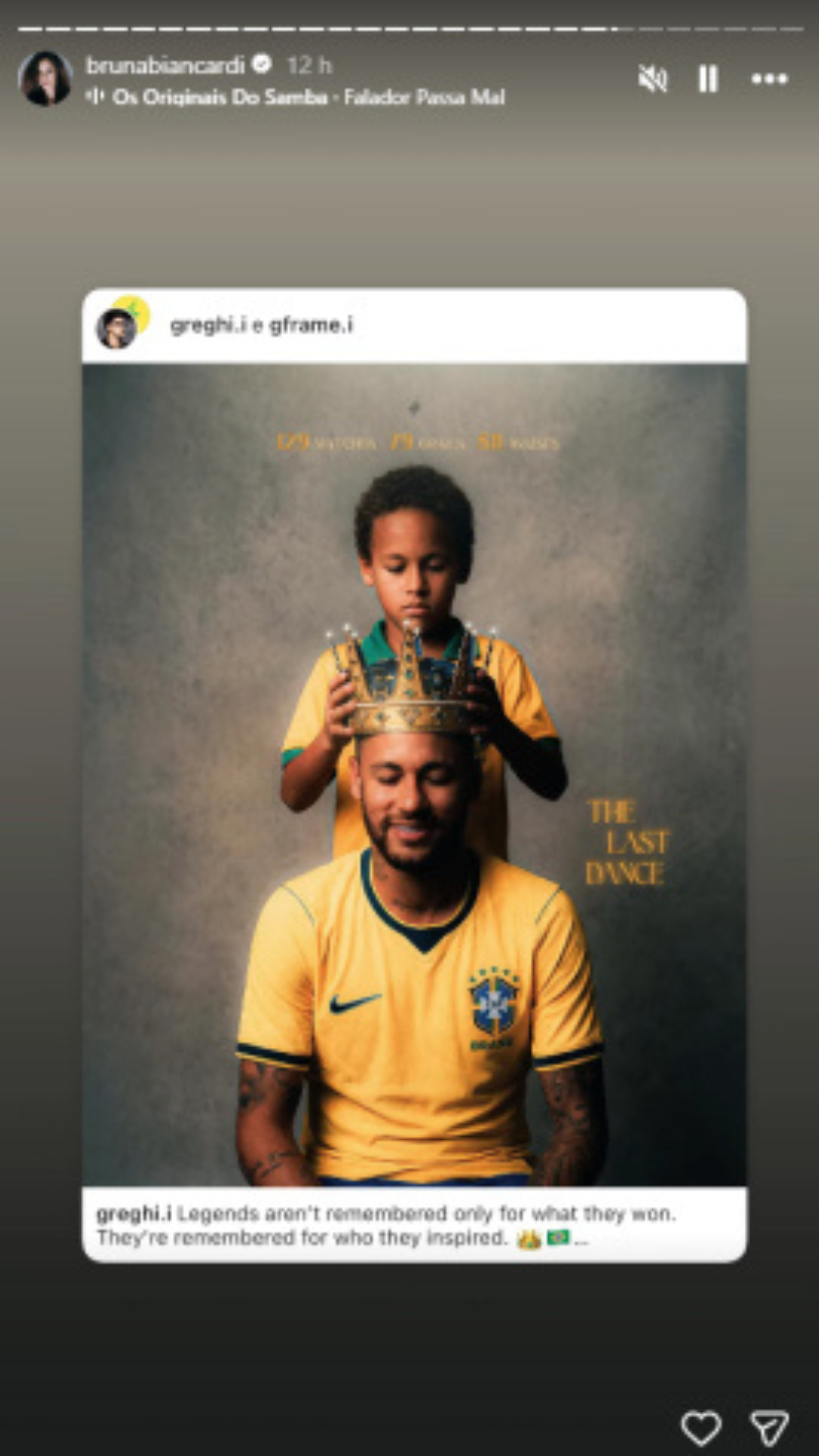 Story de Bruna Biancardi - Foto: Reprodução / Instagram