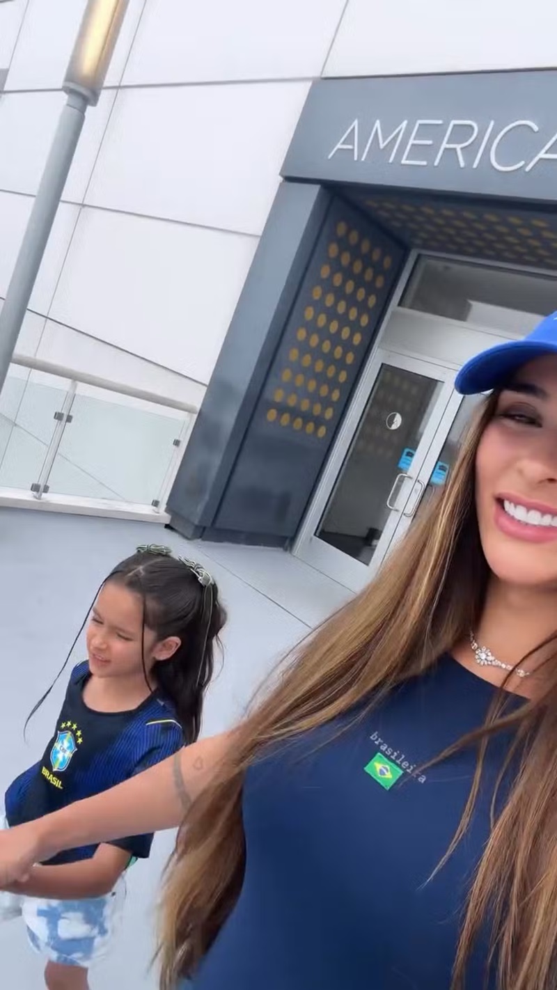 Tainá Militão e a filha — Foto: Reprodução/ Instagram