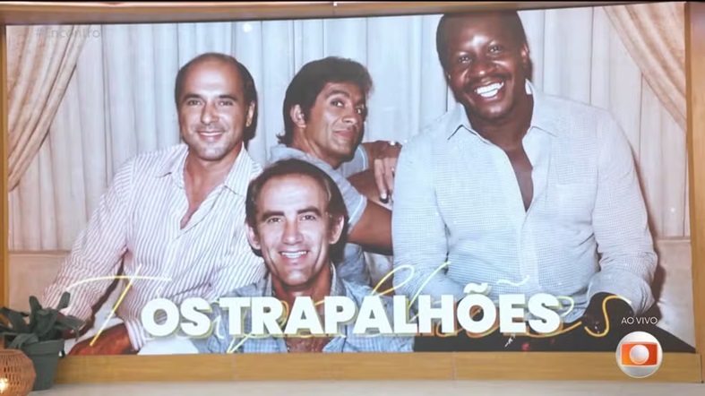 Dedé Santana fala dos Trapalhões — Foto: Reprodução: Globo