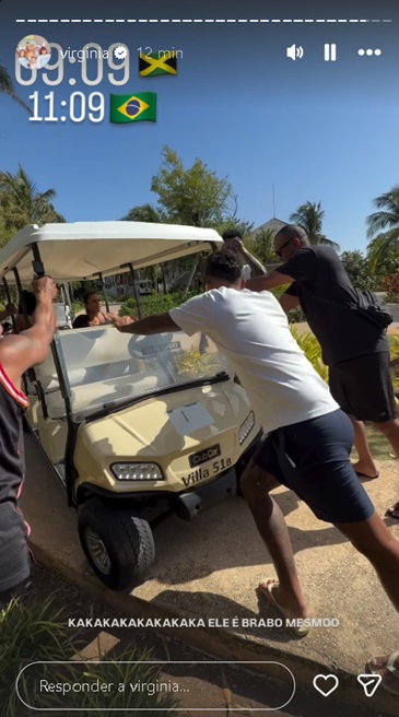 Virginia e Vini Jr estendem férias românticas em Montego Bay, na Jamaica — Foto: Reprodução/Instagram