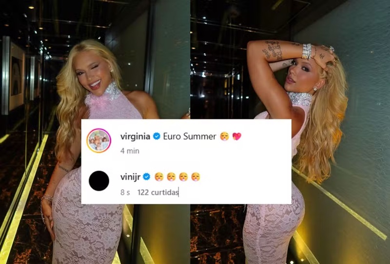 Comentário de Vini Jr. — Foto: Reprodução/Instagram