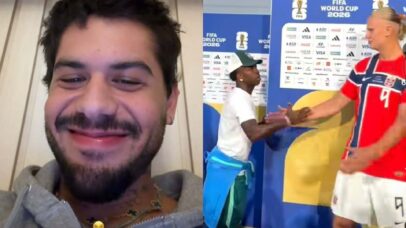 Zé Felipe apaga vídeos após 'bebedeira' e lamenta ataques a Vini Jr. e Haaland: 'Vergonha'