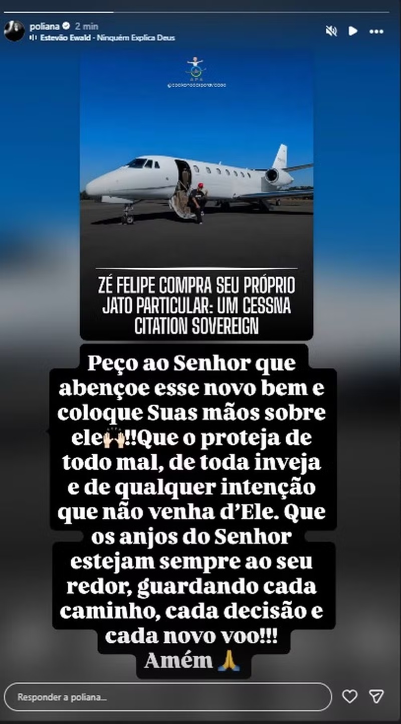 Poliana Rocha é mãe de Zé Felipe - Foto: Reprodução / Instagram @poliana