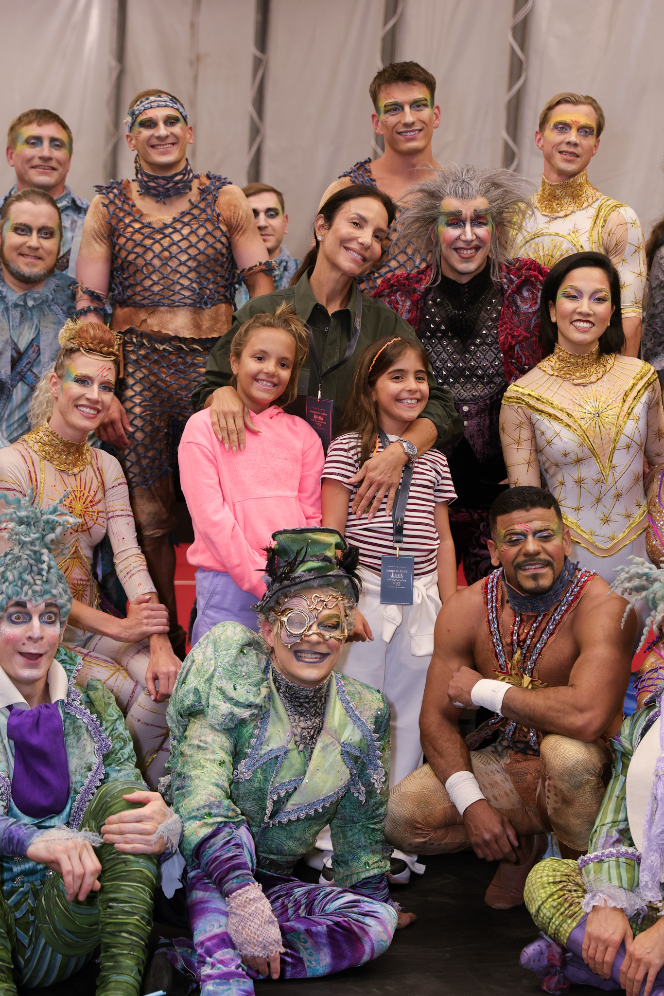 Ivete vai com as filhas, Helena e Marina, ao Cirque du Soleil — Foto: Lucas Ramos/ BrazilNews