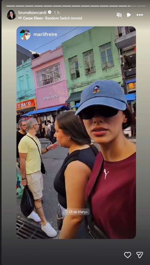 Storie Bruna Biancardi - Foto: Reprodução/Instagram