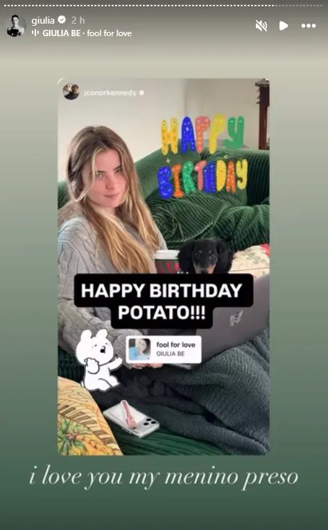 Storie Giulia Be - Foto: Reprodução/Instagram