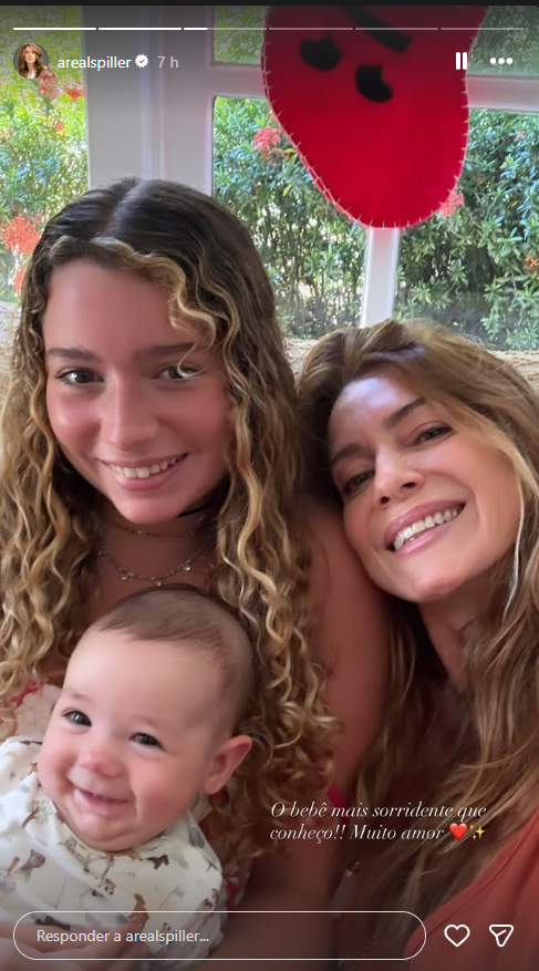 Storie Leticia Spiller - Foto: Reprodução/Instagram