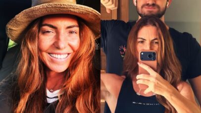 Aos 52 anos, Glenda Kozlowski surge em momento raro ao lado do filho e boa forma impressiona