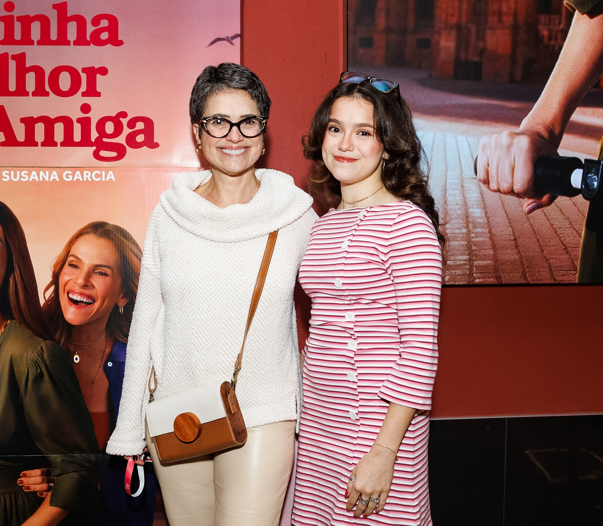 Sandra Annenberg e filha — Foto: Clayton Felizardo/Brazilnews