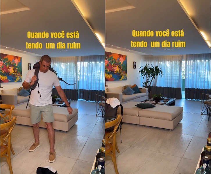 Quadro da casa de Marcos Pasquim - Foto: Instagram