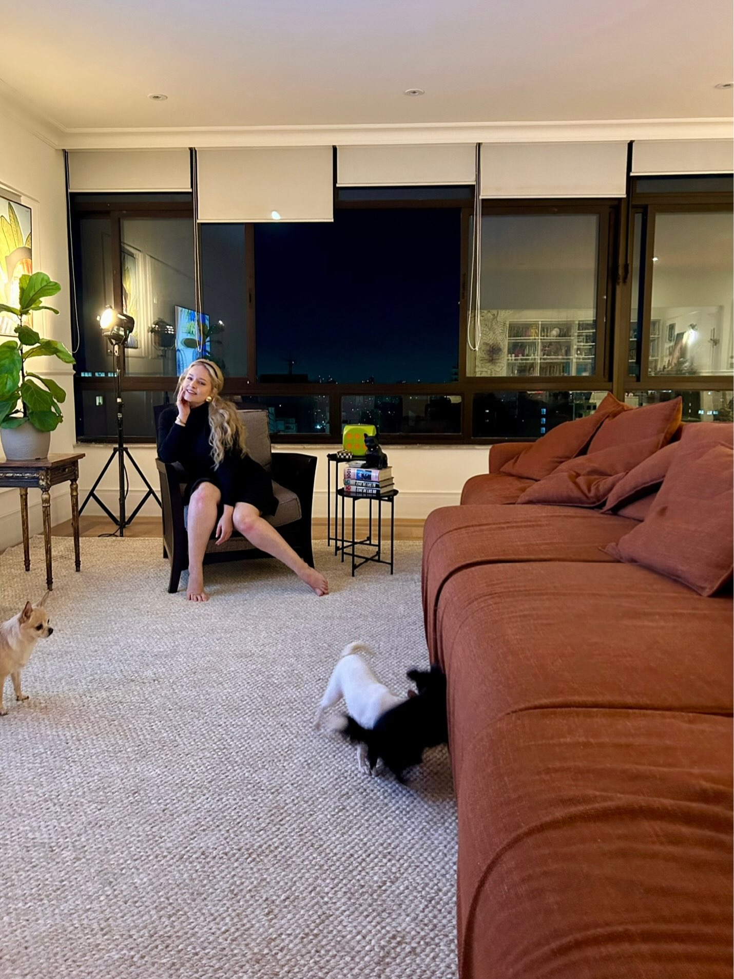Luciana Vendramini vive em apartamento em São Paulo — Foto: reprodução/ instagram