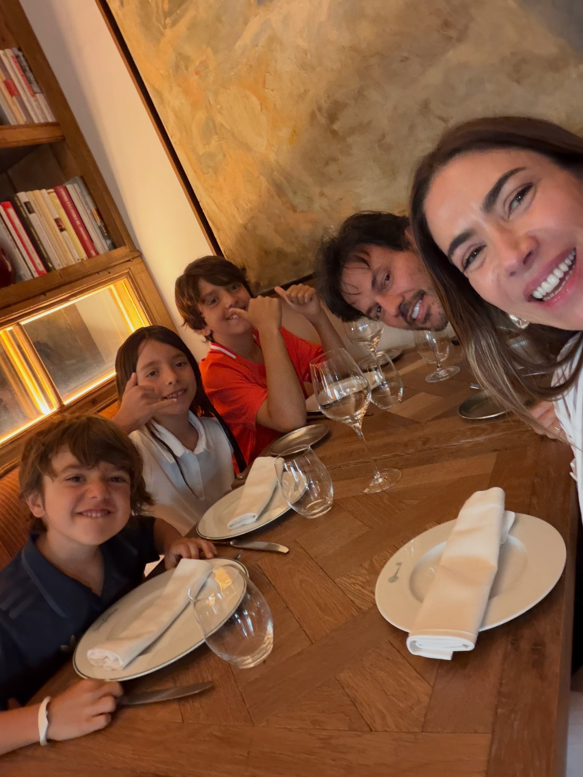 Patricia Abravanel e Fábio Faria e os filhos — Foto: Reprodução/ Instagram @patriciaabravanel