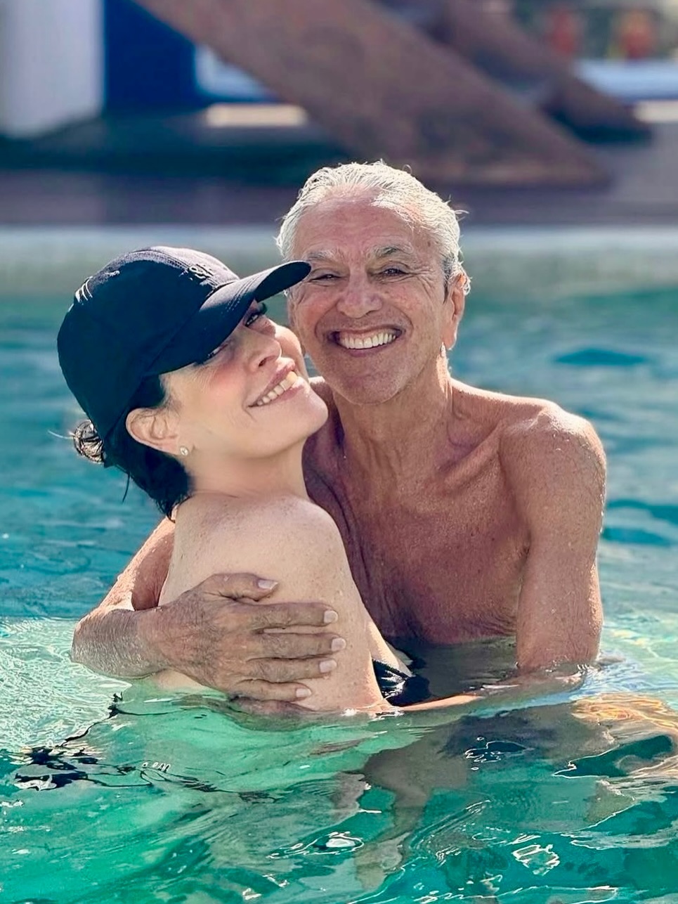 Paula Lavigne comemora aniversário de Caetano Veloso — Foto: Reprodução do Instagram