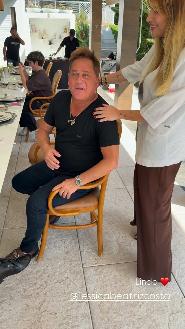 Leonrdo e a filha - Foto: Instagram