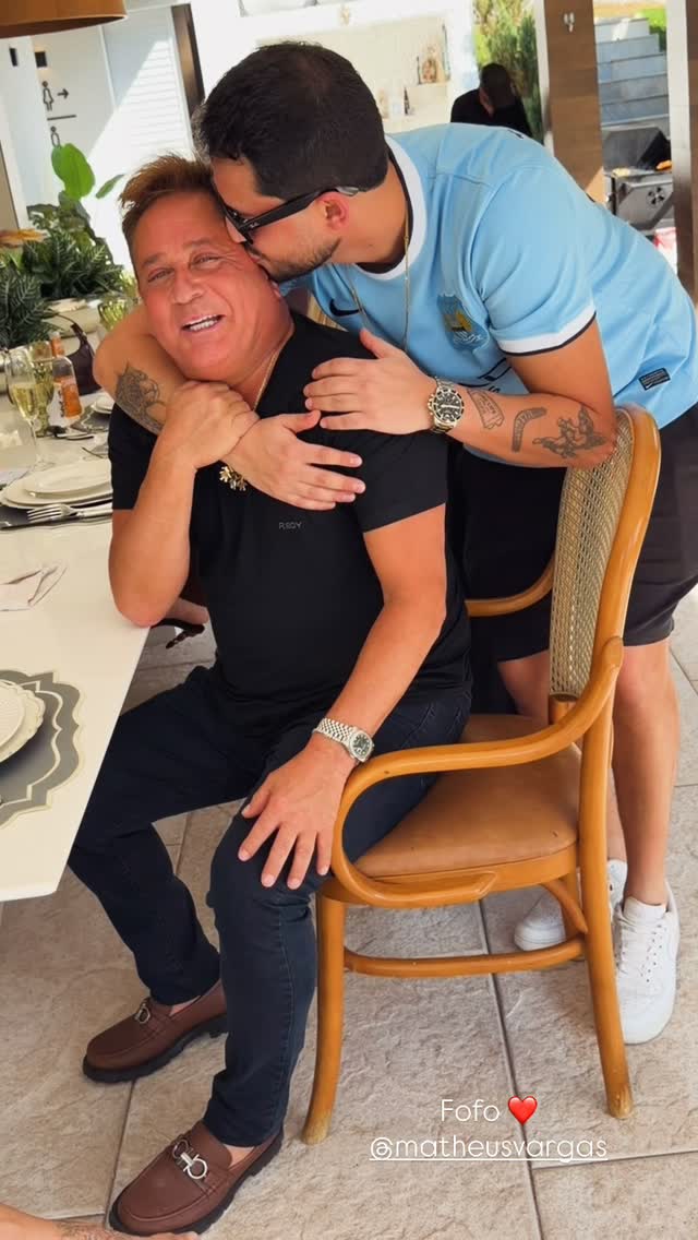Leonrdo e o filho - Foto: Instagram