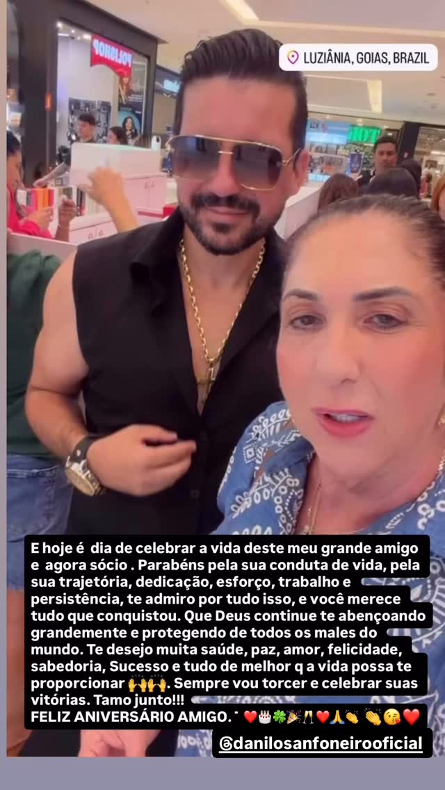 Margareth Serrão e Danilo Nascimento - Foto: Reprodução / Instagram @margareth_serrao