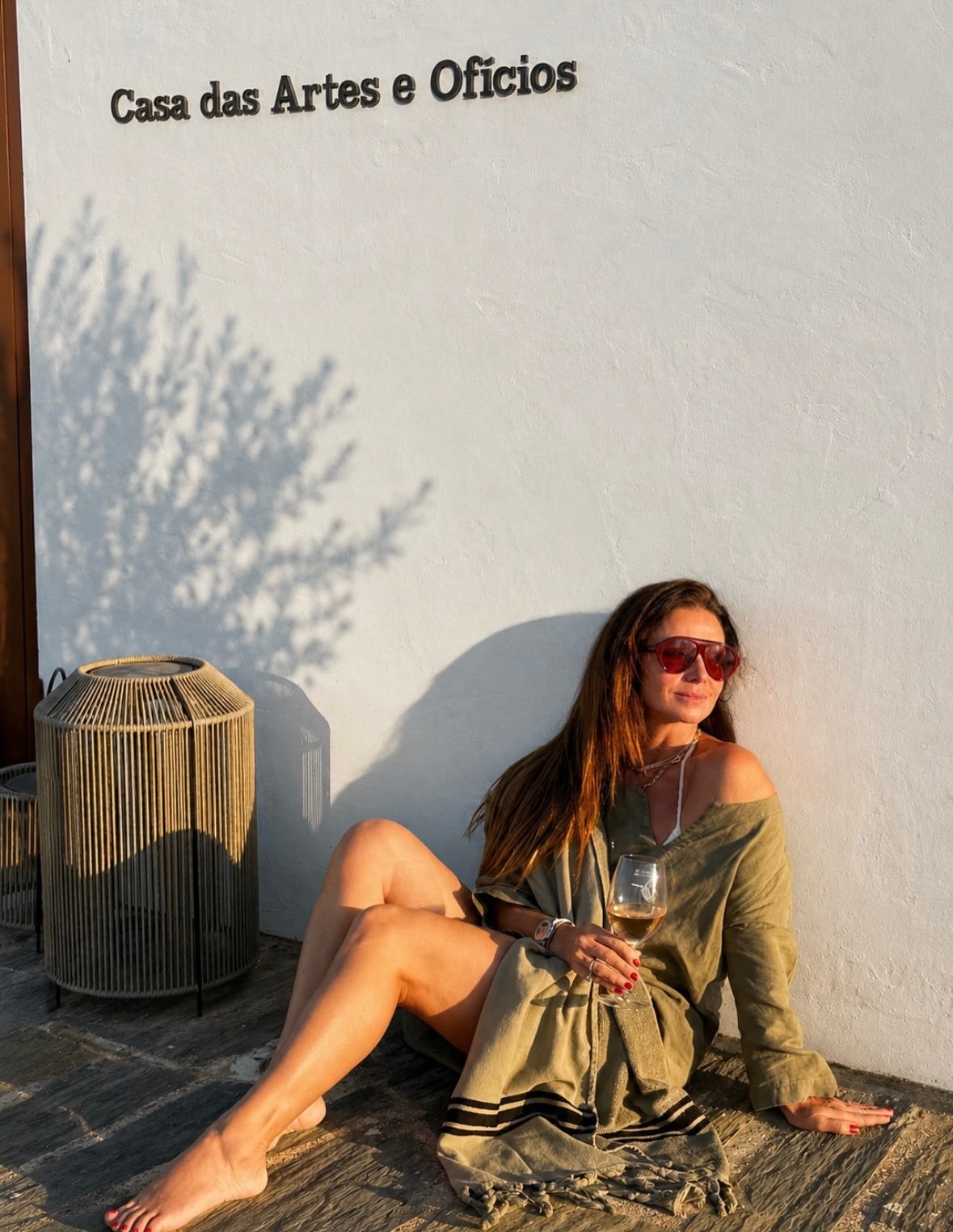 Giovanna Antonelli com vestido verde — Foto: Reprodução/ Instagram @giovannaantonelli
