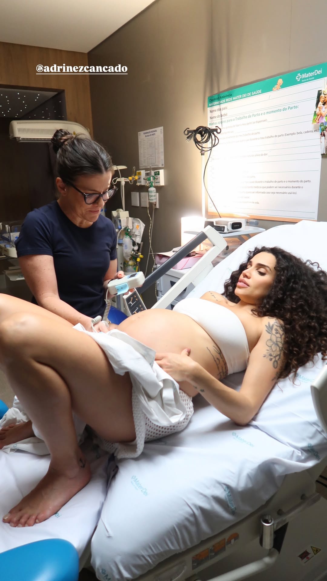 Breno Simões anuncia nascimento da filha com Paula Amorim — Foto: Reprodução/Instagram