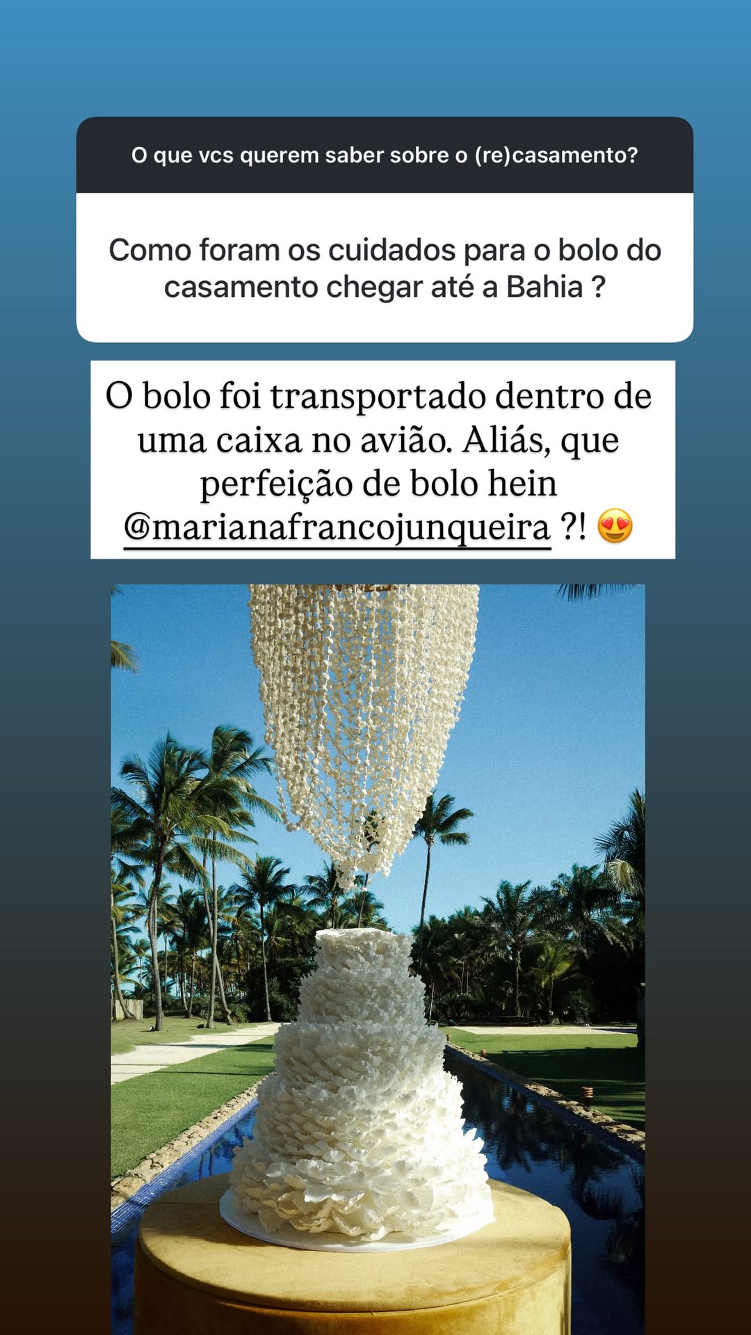 Fabiana Justus celebra casamento na Bahia – Foto: Instagram