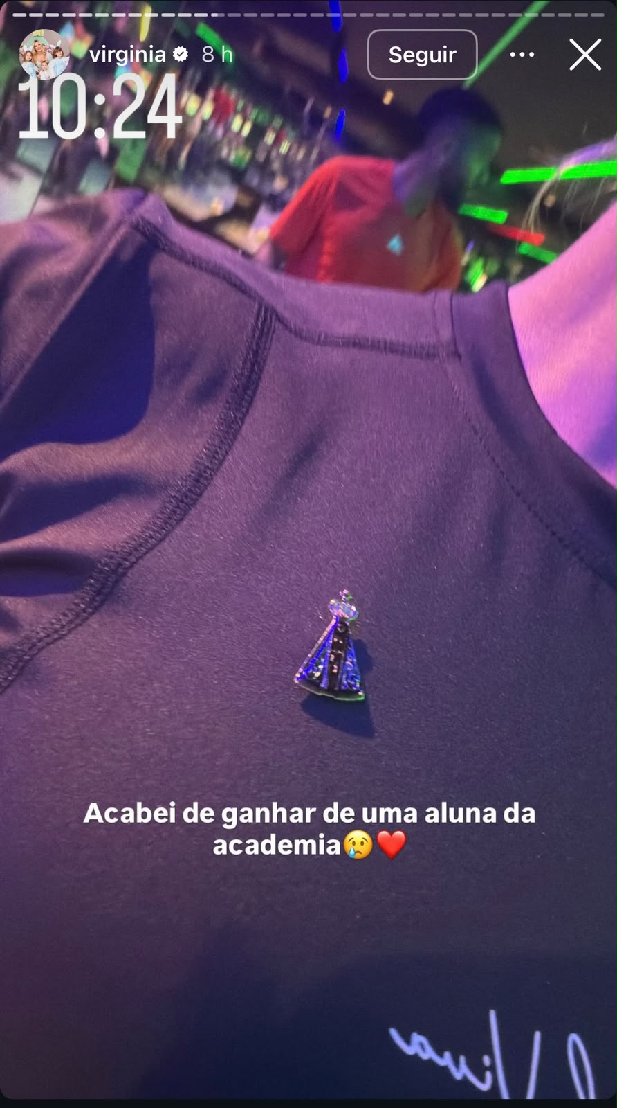 Presente que Virginia recebeu - Foto: Reprodução/Instagram @virginia