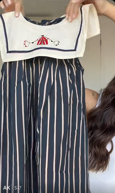 Look de Helena, filha de Neymar e Amanda Kimberlly - Foto: TikTok