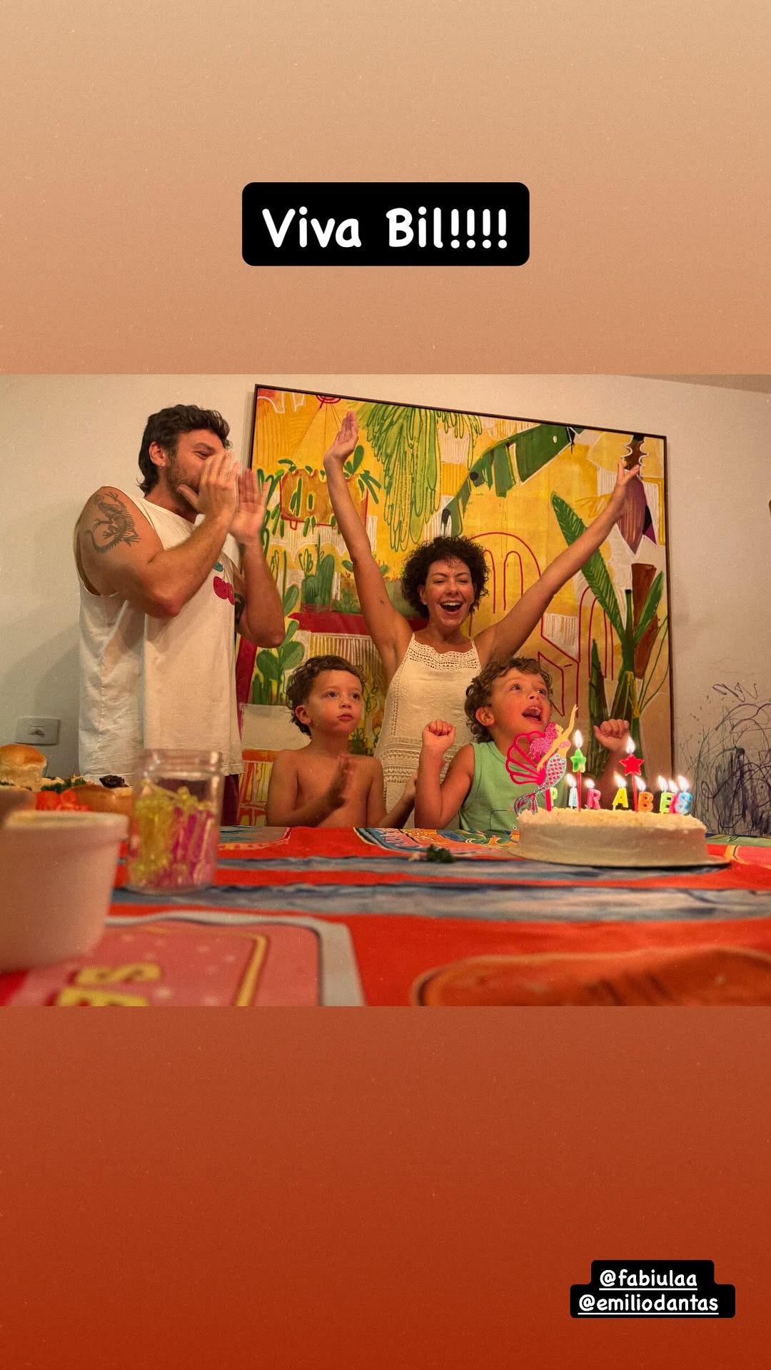 Fabiula Nascimento celebra 48 anos com familiares e amigos - Foto: Reprodução / Instagram