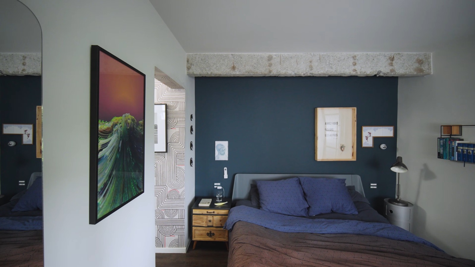 Apartamento de Bruno Fagundes em São Paulo - Foto: Reprodução / YouTube / Casa Vogue Brasil