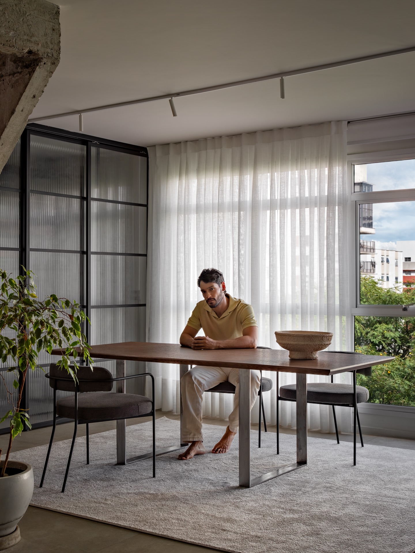 Apartamento de Bruno Fagundes em São Paulo - Foto: Reprodução / Instagram @bruno.fagundes