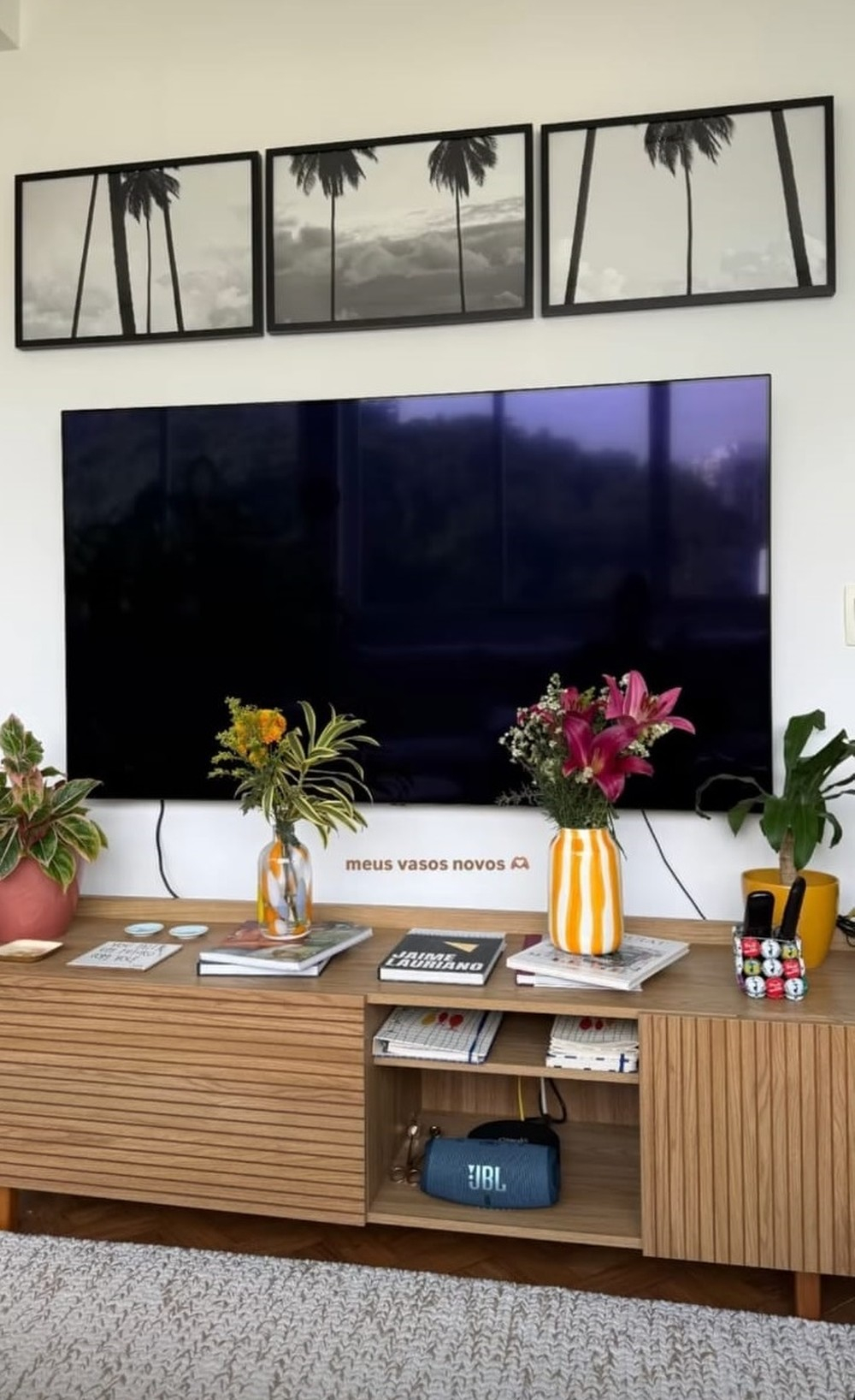 Apartamento de Clara Buarque, neta de Marieta Severo - Foto: Reprodução / Instagram @clara.buarque