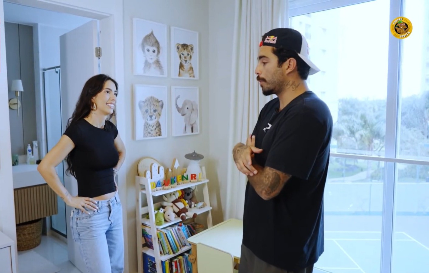 Quarto dos filhos de Gabi Brandt - Foto: Reprodução / YouTube / PodpahTV