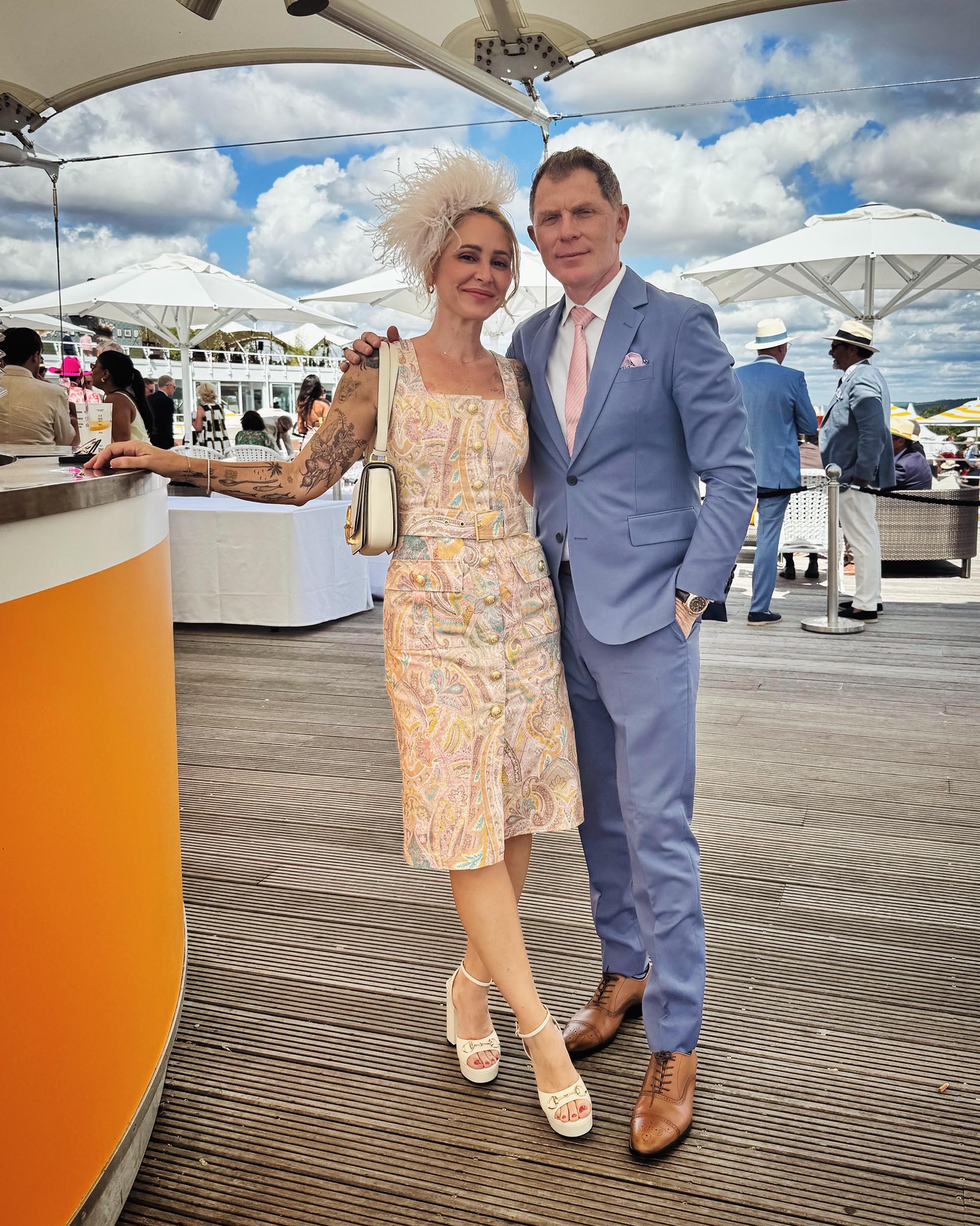 Bobby Flay com a namorada, Brooke Williamson - Foto: Reprodução / Instagram