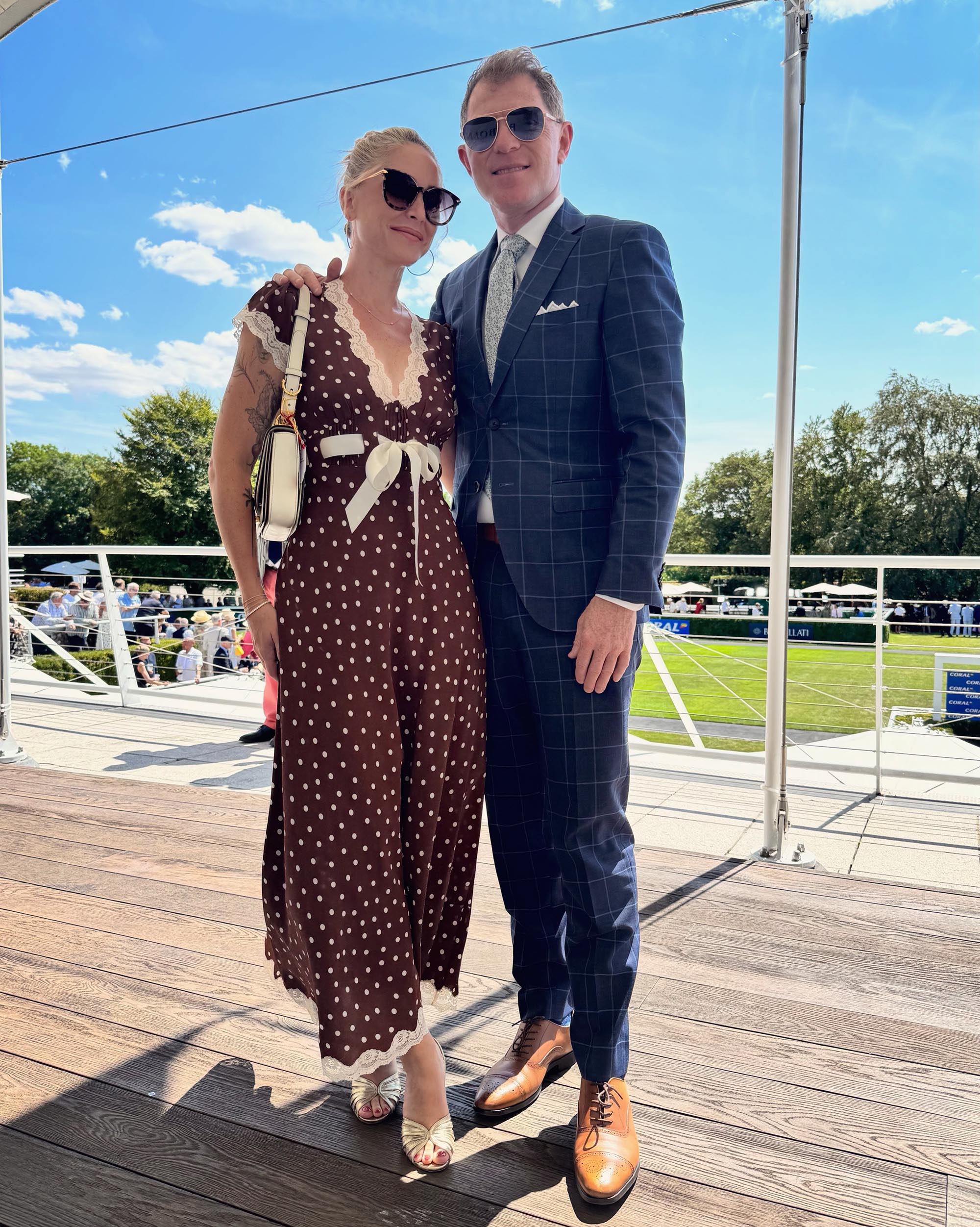 Bobby Flay com a namorada, Brooke Williamson - Foto: Reprodução / Instagram