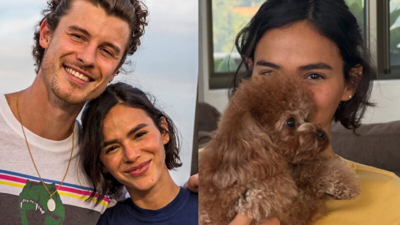 Discreta, Bruna Marquezine responde após Shawn Mendes falar do romance pela primeira vez: ‘Muito’
