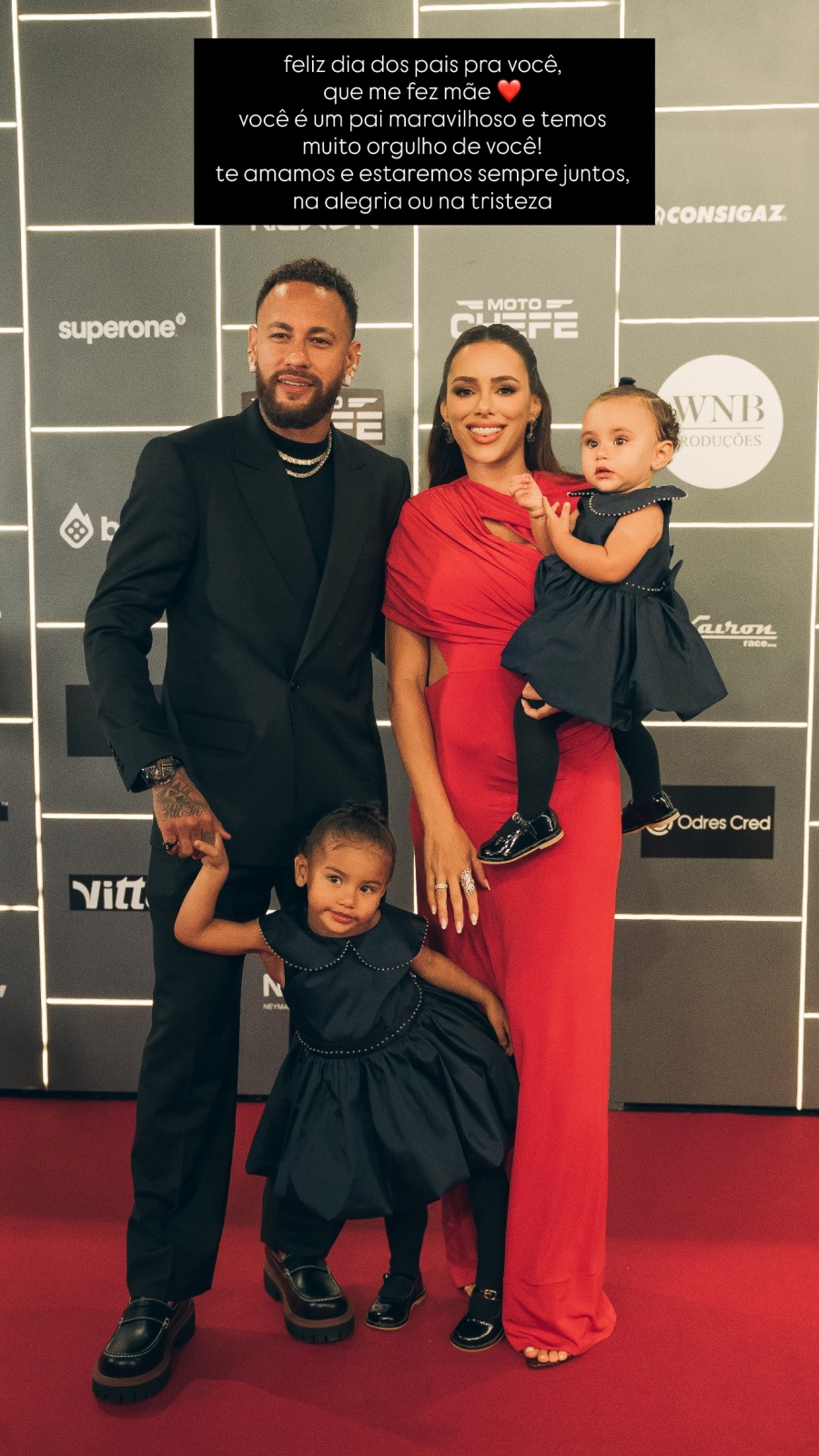 Bruna Biancardi homenageia Neymar 