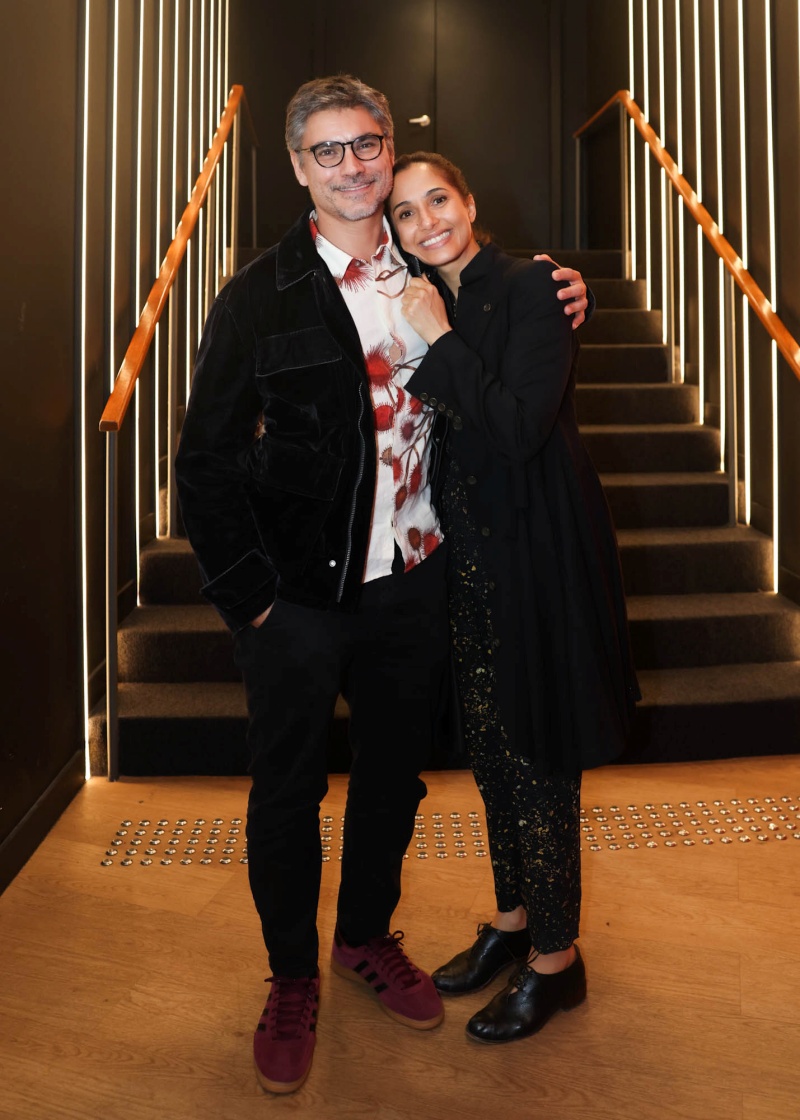 Camila Pitanga com o marido