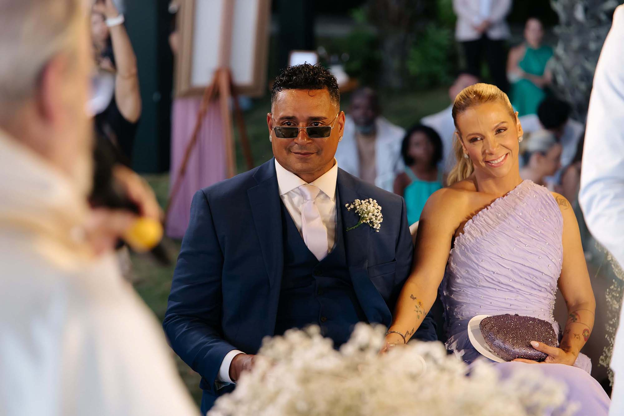 Carla Perez no casamento do filho, Victor Alexandre - Foto: Reprodução / Instagram; @andre_assis