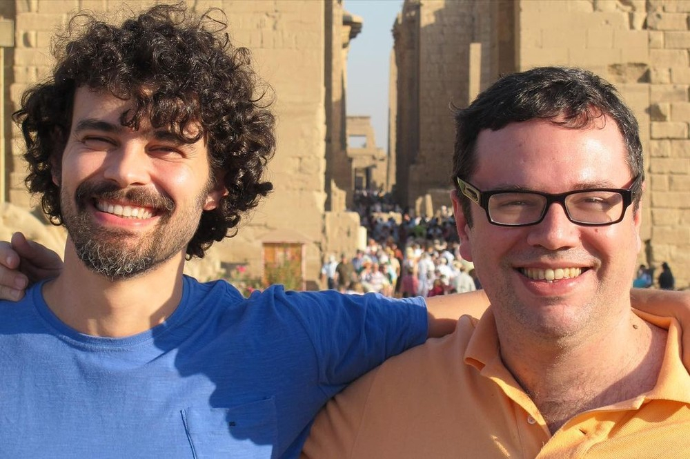 Carmo Dalla Vecchia e João Emanuel Carneiro - Foto: Reprodução / Instagram @carmodallavecchia
