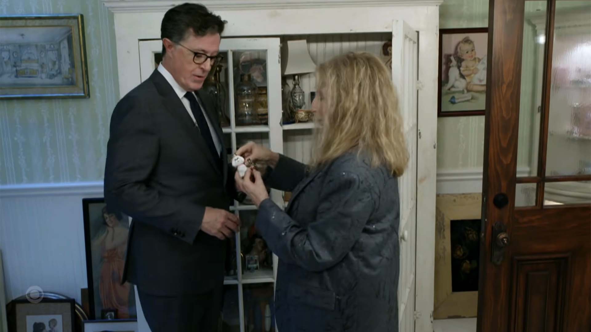 Porão da casa de Barbra Streisand - Foto: Reprodução / The Late Show