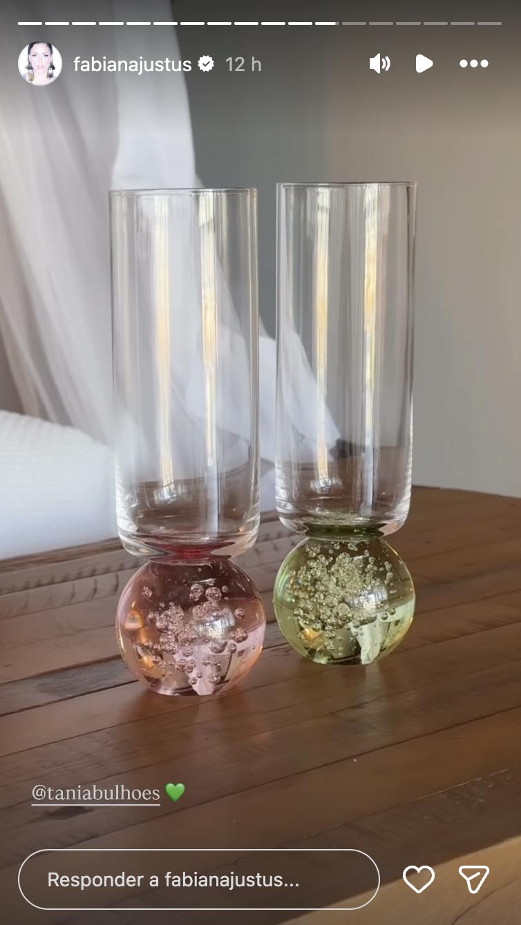 Fabiana Justus mostra o kit de lembrancinha do seu casamento - Foto: Reprodução / Instagram