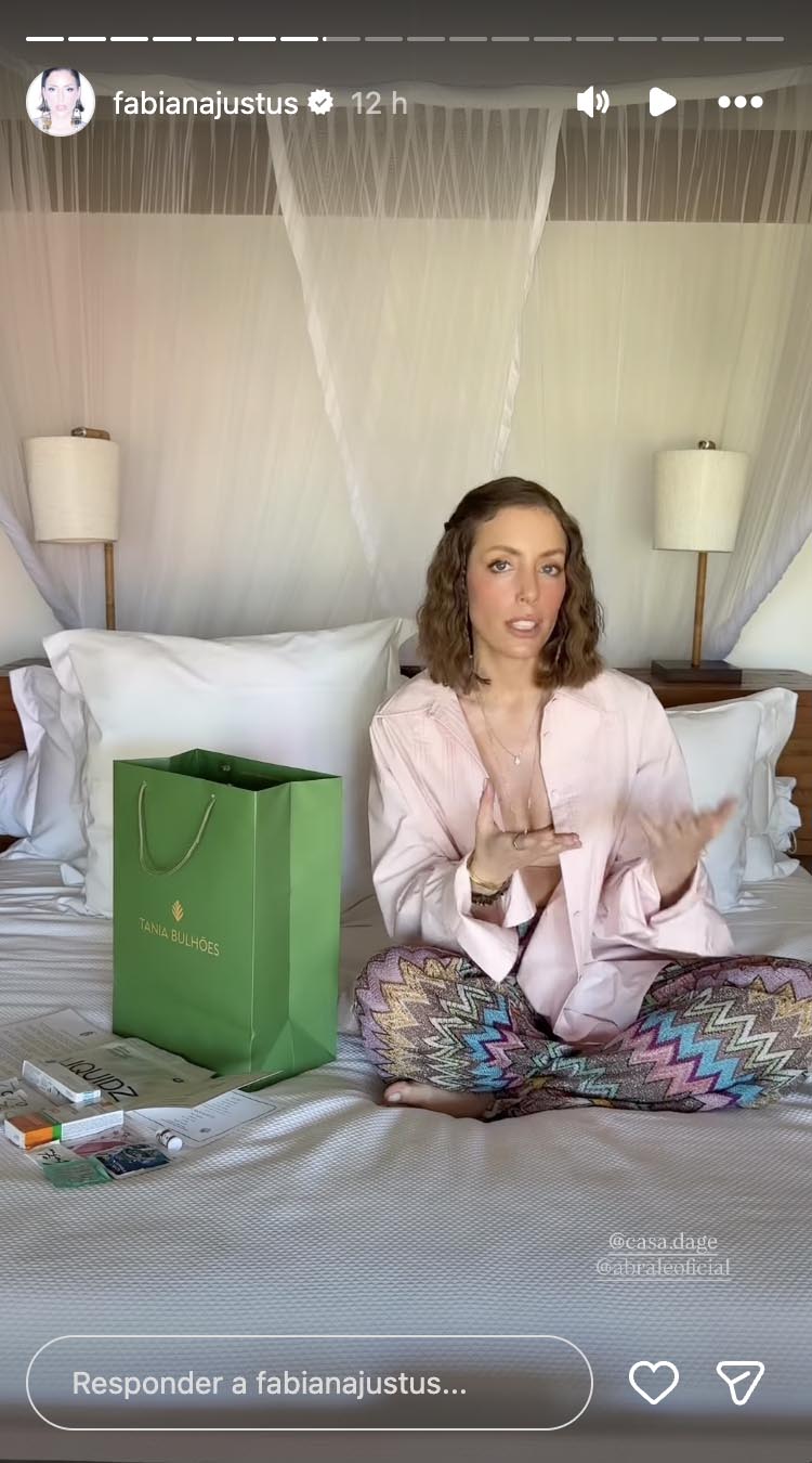 Fabiana Justus mostra o kit de lembrancinha do seu casamento - Foto: Reprodução / Instagram