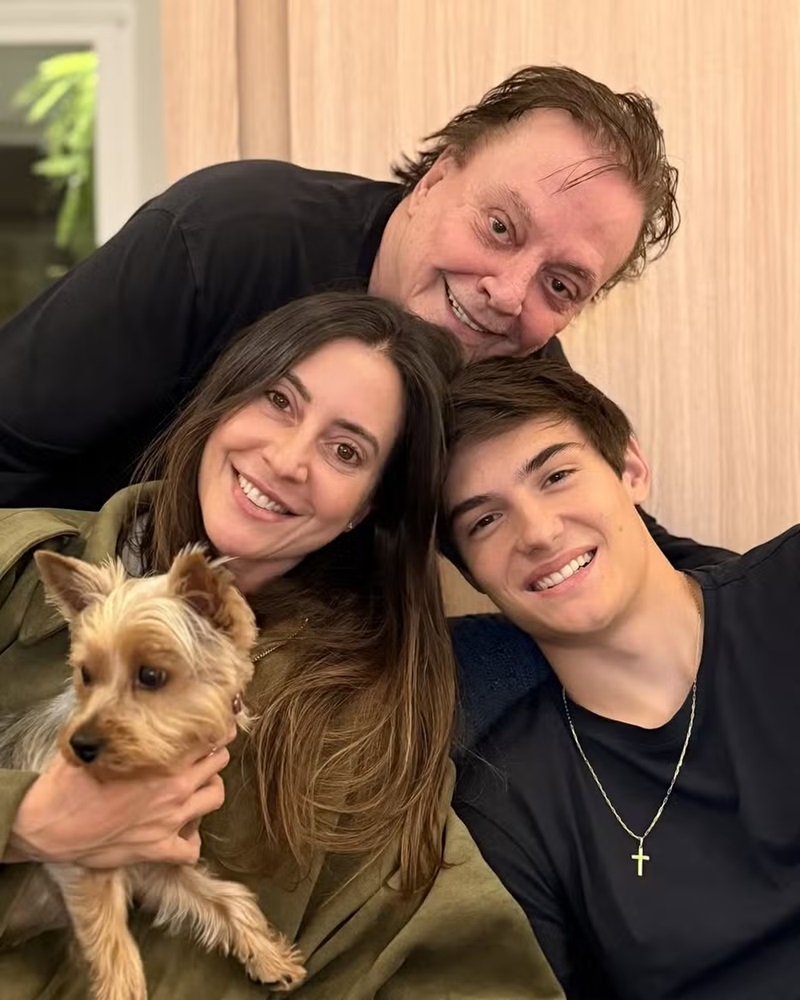 Fábio Jr, Krízia e Záion — Foto: Reprodução/Instagram
