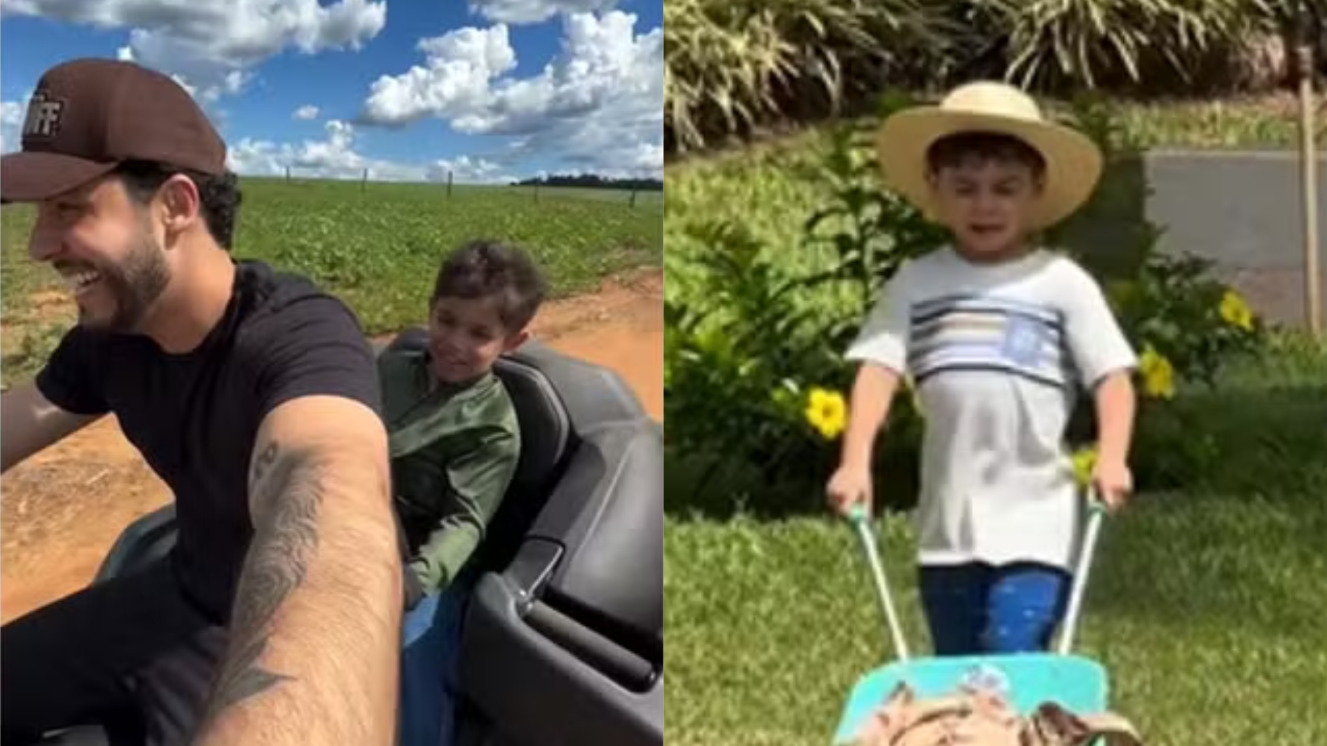 Filho do cantor Murilo Huff