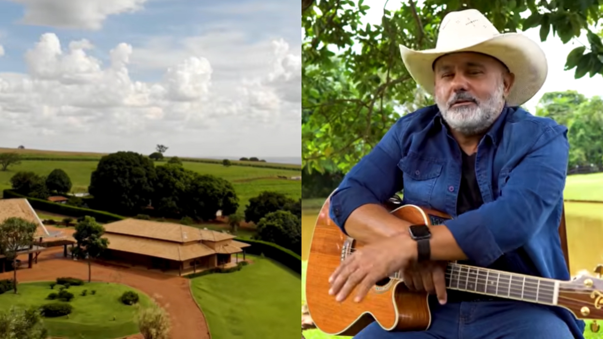 Aos 61 anos, cantor Rionegro vive em fazenda usada como ref&uacute;gio da fam&iacute;lia no interior de SP
