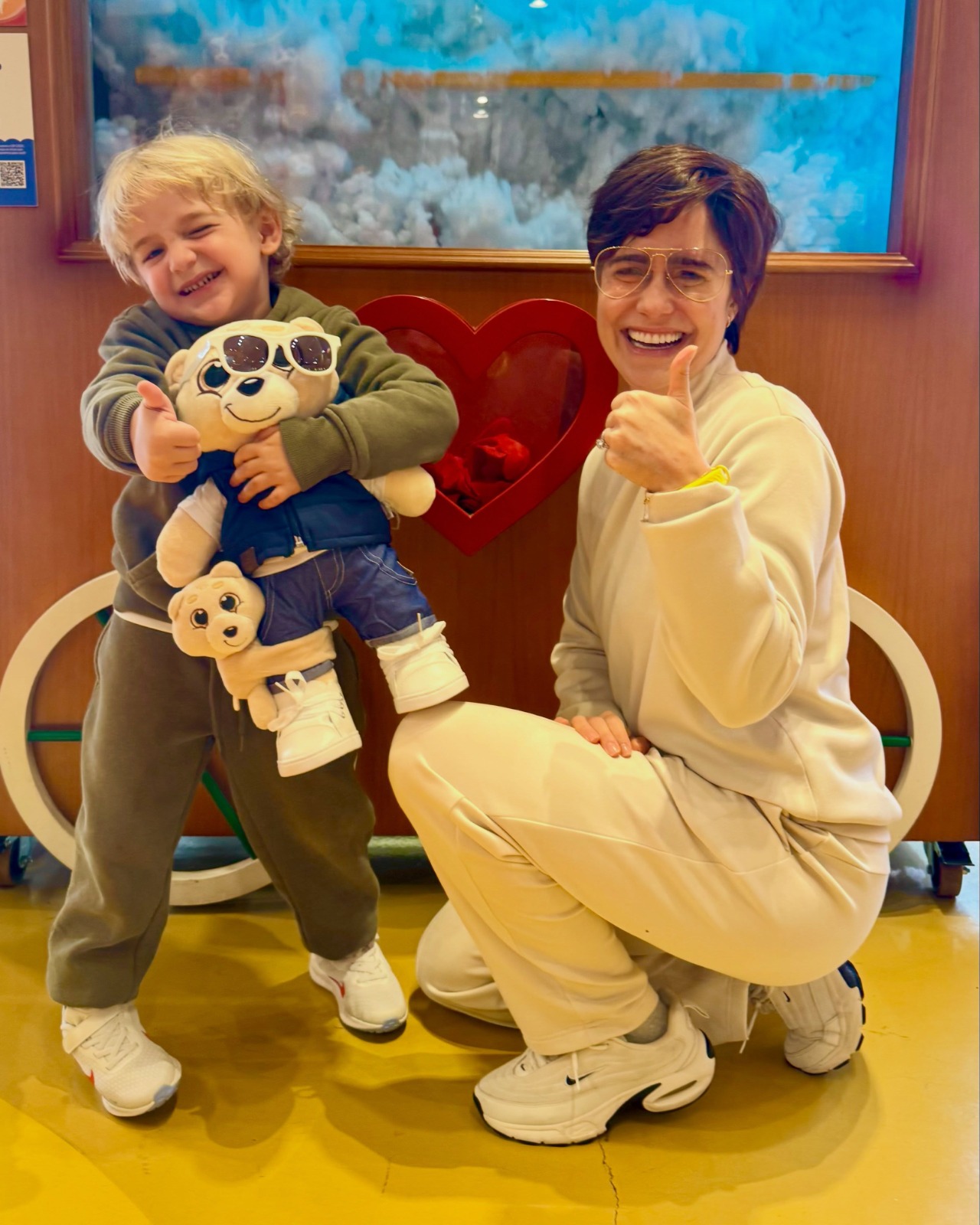 Fernanda Vasconcellos com o filho, Romeo - Foto: Reprodução / Instagram @cassioreis