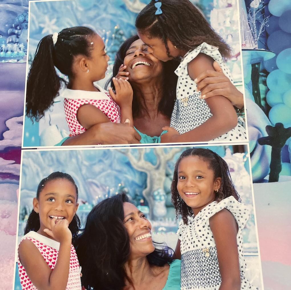 Gloria Maria com as filhas, Maria e Laura Matta - Foto: Reprodução / Instagram @mariamattadasilva 