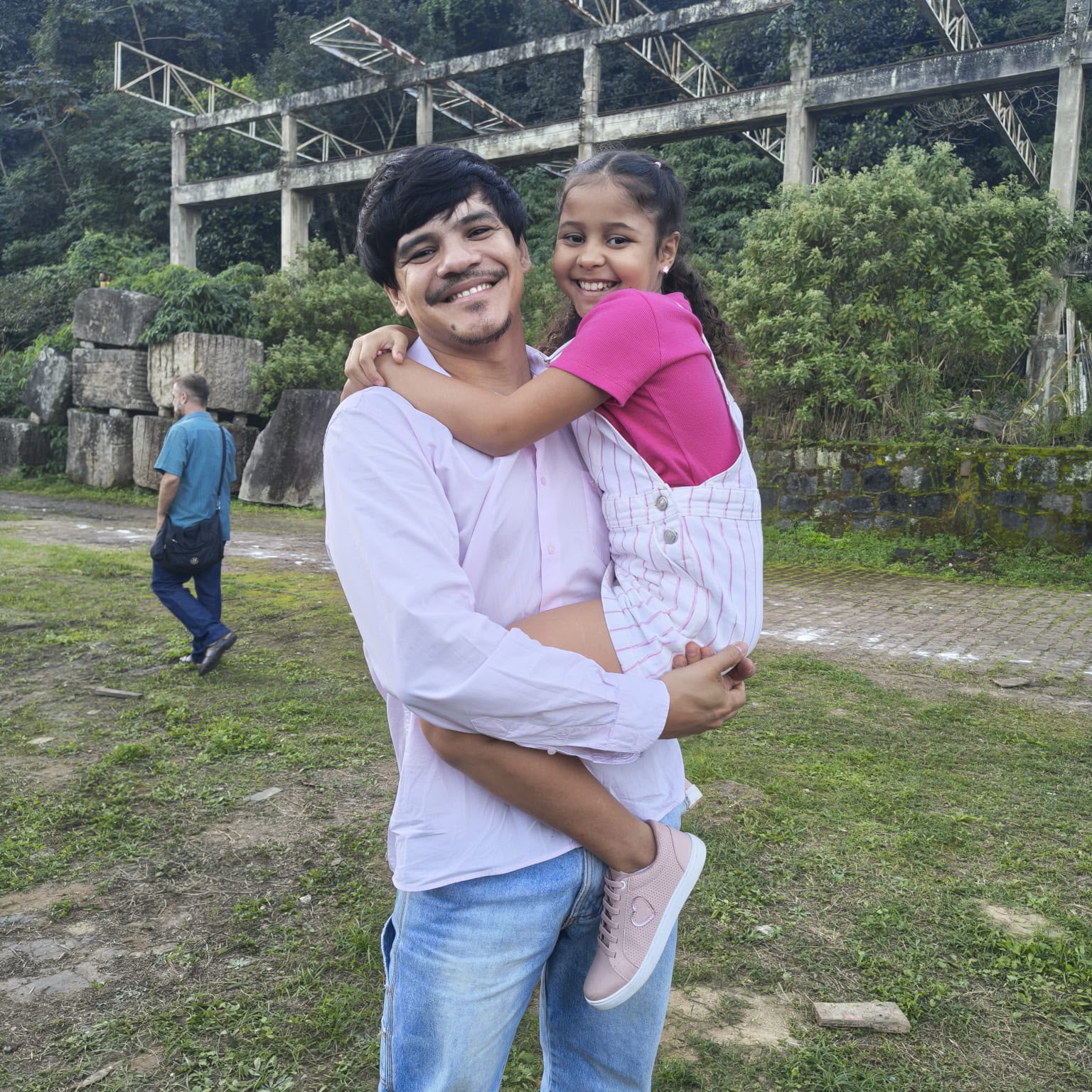 Adanilo e Laura Chuff interpretam pai e filha em ‘Por Você’ - Foto: Divulgação 