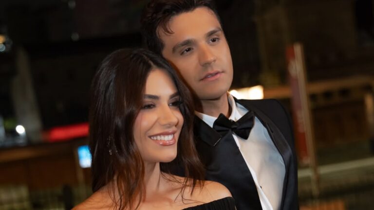 Ao lado da esposa, Luan Santana celebra 19 anos de carreira em festa de gala