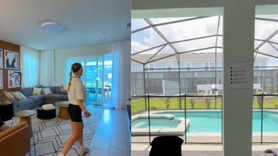 Ex-atriz de Malhação se hospedou em mansão de 7 quartos e piscina em Orlando