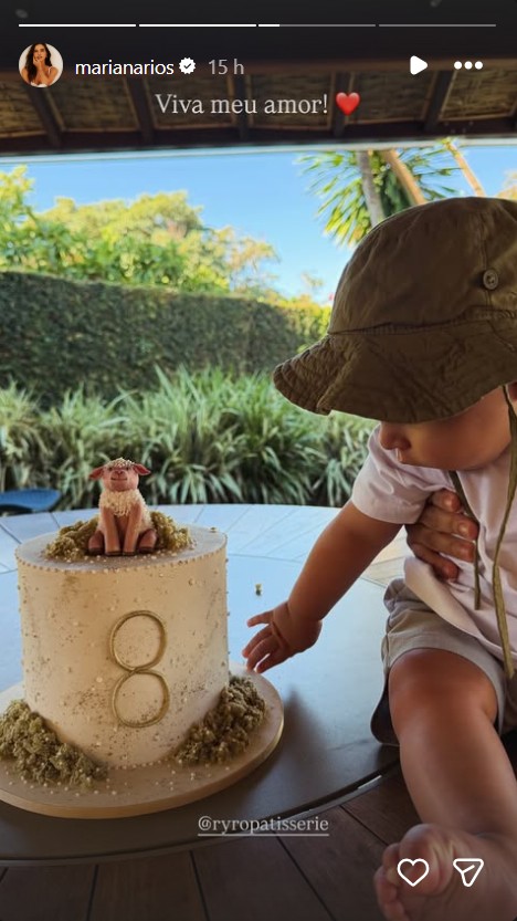 Mariana Rios celebra 8 meses do filho, Palo - Foto: Reprodução / Instagram @marianarios