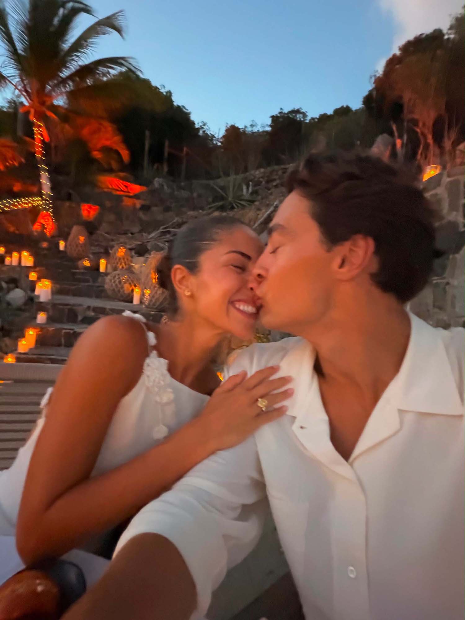 Noivado de George Russell e Carmen - Foto: Reprodução / Instagram